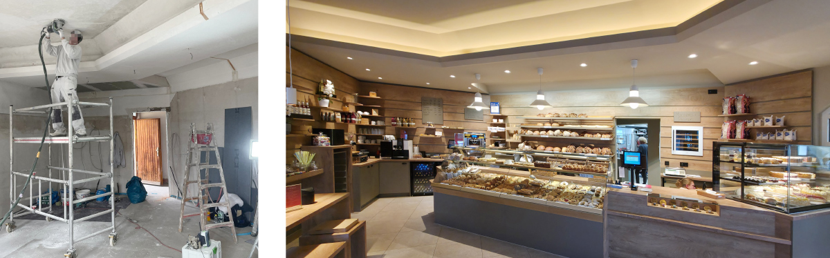 Wand, Boden, Raumgestaltung von Hartmann